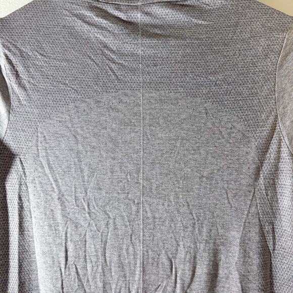 All in Motion Seamless Core Long Sleeve Top Heathered Gray Activewear Tee (Sz S) - Picture 6 of 6